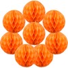 Yosawa 8PCS Honeycomb Flower Balls Tissue Paper Flower Balls Hanging