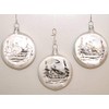Christmas Tree Bauble "Winter" Taler round 3pieces per Box made