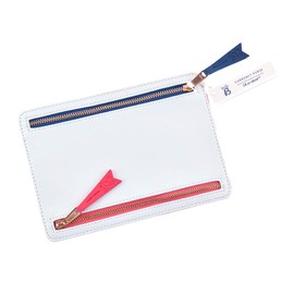 Busy B 8694 Currency Purse - faux leather wallet keeps two currencies separate