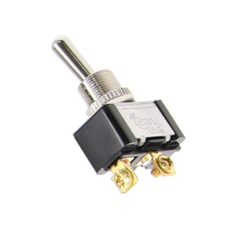Cole Hersee 5582 Silver SPST On-Off Toggle Switch