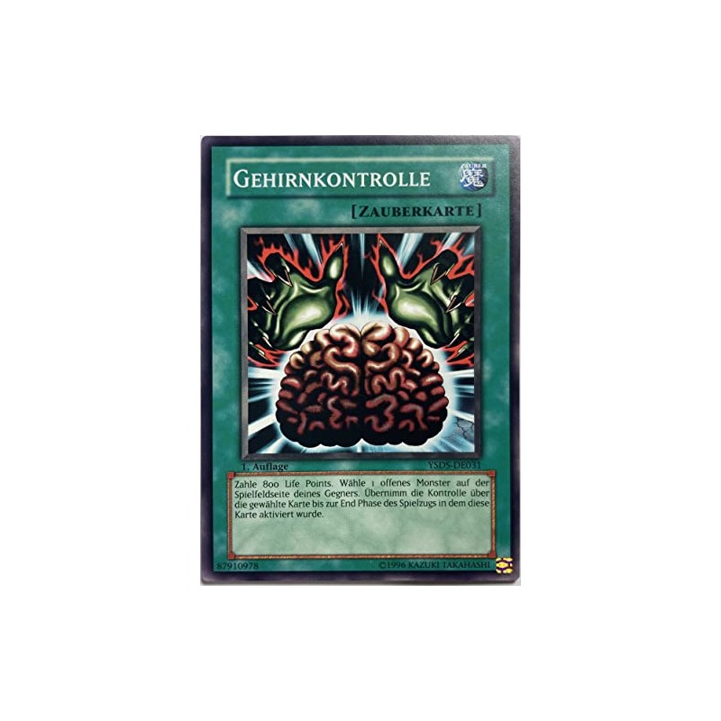 YU-GI-OH! Brain Control 1st Edition YSDS-DE031 [Common] German [NM]