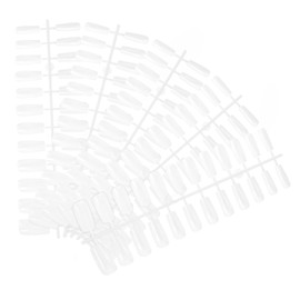 WOONEKY 120pcs Press Nails Full Cover Solid Color False Nails for Women Girls Easy to Apply for Occasions