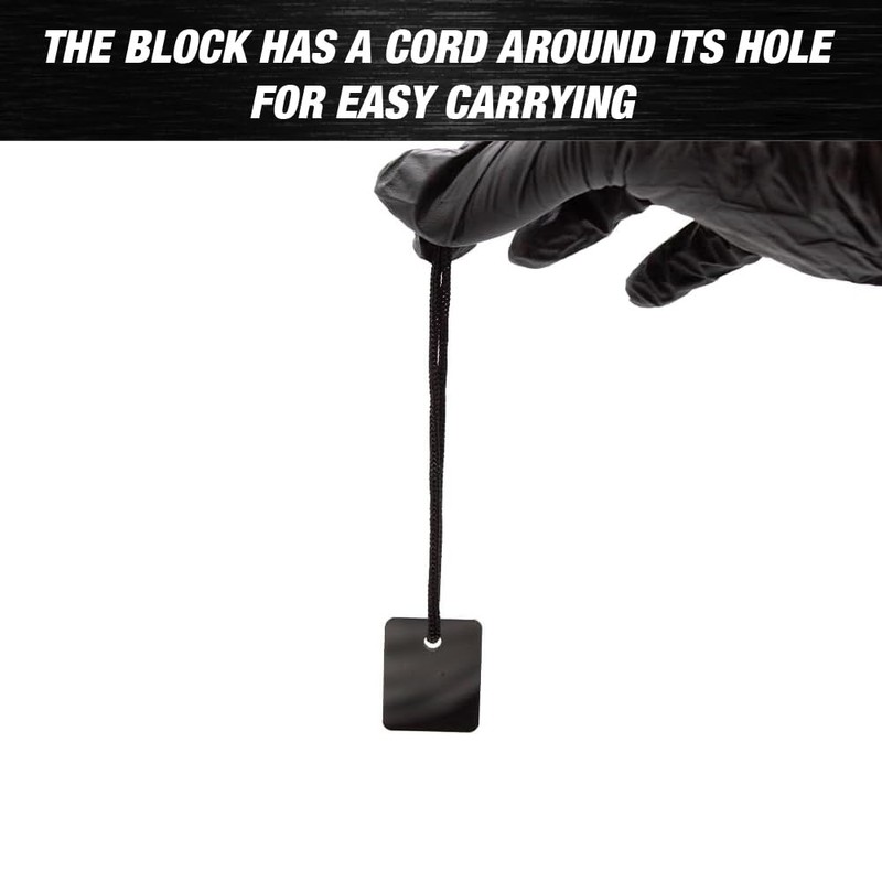 LAUCO Tungsten Denibbing Blade Block Tool For Removing Dust, Paint