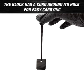 LAUCO Tungsten Denibbing Blade Block Tool For Removing Dust, Paint Runs, Sagging Stains and More.