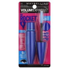 Maybelline New York Volume Express The Rocket Waterproof Mascara, 411, Very Black, 0.3 Fluid Ounce by Maybelline                                      