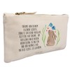 Mr. & Mrs. Panda Make-Up Bag Rabbit Flower, White, Hand