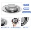 Sink Drain Strainer,2 Pack Stainless Steel Kitchen Sink Strainer,4.5" Diameter