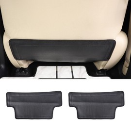 Car Seat Protector Fit Toyot@ Sienna 2021-2023 2Pcs Car Front Seat Rear Anti-kick Pads Driver passenger Seat Back Seat Protector Anti-kick Mat Backseat Panel Foldable Waterproof Leather Accessories