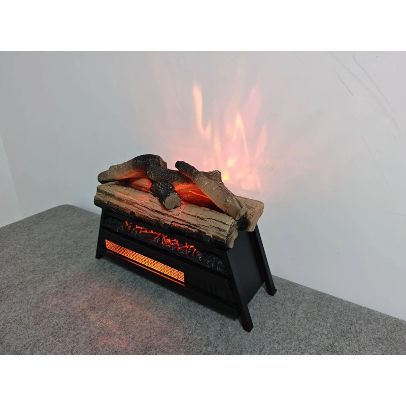 Electric Fireplace Insert 23-Inch With 3D Log Set Infrared Heater