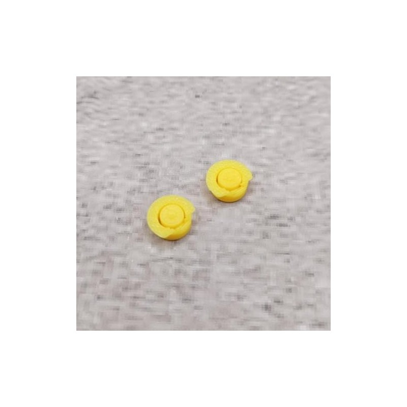 ULEIVA Replacement Power Button 2 x Yellow Compatible with Garmin