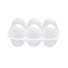 HYBEW Eggs Holder 6 Eggs Storage Container With Fixed Handle