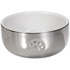 Trixie Ceramic Cat Bowl, 11 cm (Pack of 1), Silver/white