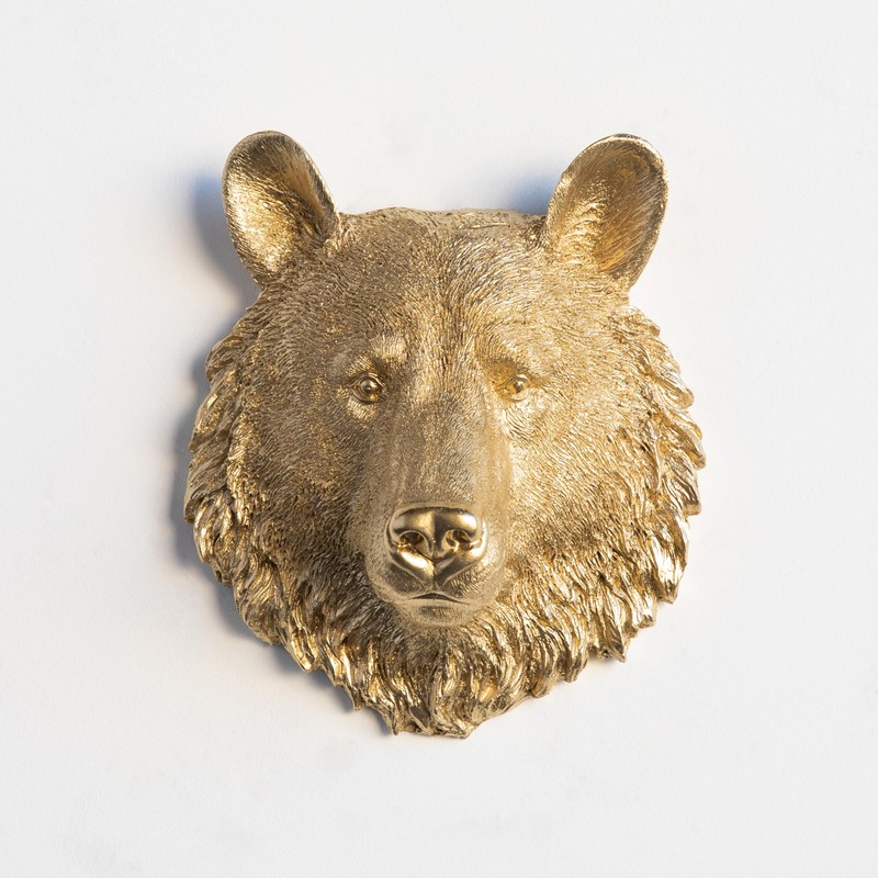 Near and Deer MBE08 Faux Taxidermy Bear Head Wall Mount,