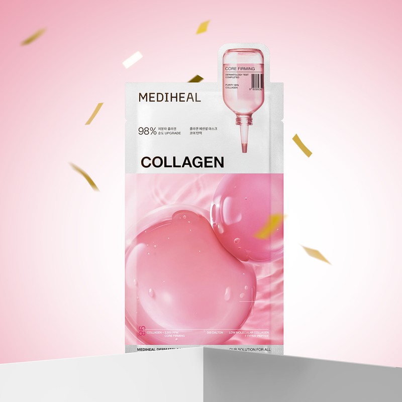 Mediheal Essential Mask Collagen, 10 Sheets, 1 Pack