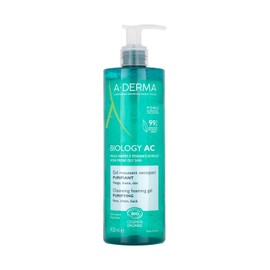 A-Derma Biology Ac, Gel Limpiador Facial Espumoso, 400ml