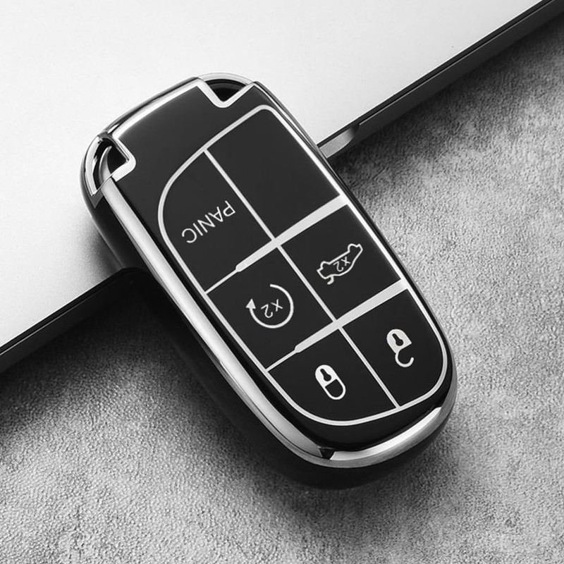 for 300 300C 300S Creative Logo Key Fob Cover Soft
