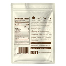 Pure Vanilla Bean Sugar - Made with Real Madagascar Pods & Pure Cane Sugar - For Cooking, Baking, & Additional Flavoring - A Sweet Substitute for Extract, Paste & Beans - 12 Oz