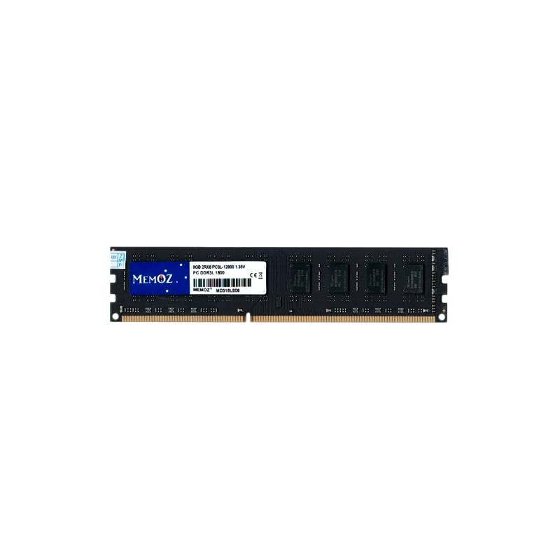 Memoz DDR3L Desktop RAM, 8GB, 1600MHz, PC3L-12800U, 240-Pin DIMM Memory