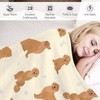 AIOMXZZ Golden Retriever Blanket Gifts, Dog Pattern Flannel Fleece Throw