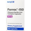 Major Ferrex-150 Polysaccharide-iron Complex Capsules 10 X 10 by MAJOR