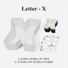 Geoto 4-Letter Shaped White/Pink/Red/Navy Blue XMAS Luxury Creative Design Cardboard