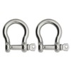 Extreme Max 3006.8288.2 BoatTector Stainless Steel Bow Shackle - 1/4",