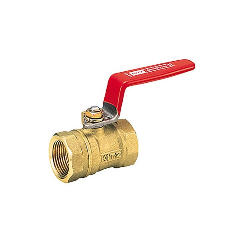 KITZ-ZS 3/8B Brass Type 400 Ball Valve "Eco Ball" [10A]