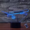 Optical Illusion 3D Skateboard Night Light 16 Colors Changing Remote