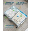Vacuum Storage Bags for Travel, 16 Pack (4L+4M+4S+4XS) Vacuum Seal