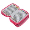 IPENNY Super Large Pencil Case with Zip Oxford Pencil Case
