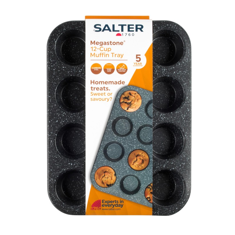 Salter Salter BW070381EU7 Megastone 12 Cup Muffin Pan - Large