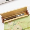 LACHIEVA LUX Elegant Walnut Rollerball Pen Set.Nice Wood Roller Pen