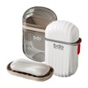 Double Layer Drainable Soap Dish with Lid -Soap Case Bar