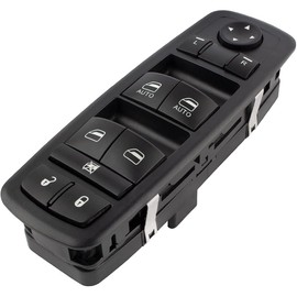 YMAUGP Driver Side Master Power Window Switch 04602535AI 04602535AH Fit 2010-2011 for Chrysler Town & Country for Dodge Grand Caravan -Double Auto 3 PINs + 0 PINs
