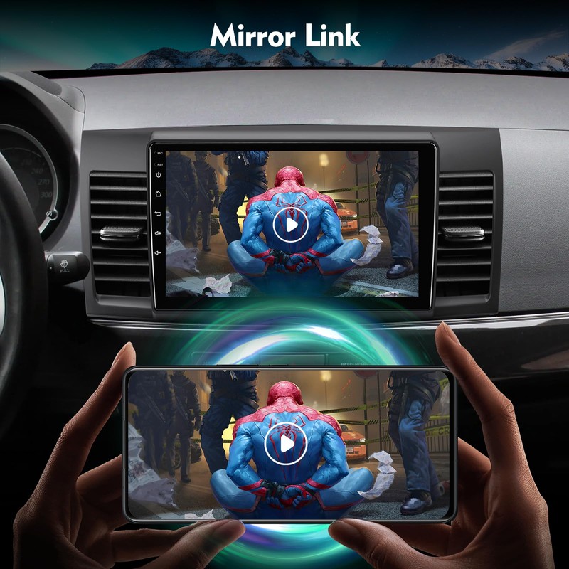 10.1 Inch IPS Touchscreen Android 12 Car Stereo for Mitsubishi