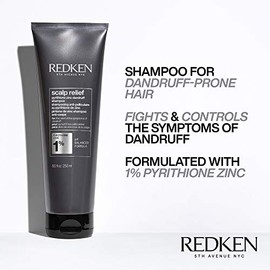 Redken Redken Anti-Dandruff Shampoo, For Dandruff Control, Soothes Scalp, For Dry & Flaking Scalp, Dermatologist Tested, Scalp Relief, 8.5 fl.oz./250ml