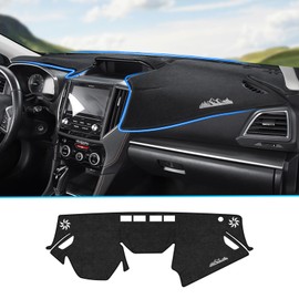 MASHA - Tapete para salpicadero para Subaru Forester Accessories 2019-2023 2024, tapete de franela para salpicadero, tablero de salpicadero deportivo Forester Accesorios interiores decorativos