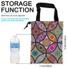 ghatobty Car Trash Bag Hanging Mandala Flower Car Trash Can
