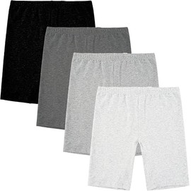 123 Bear Infant and Toddler Cotton Spandex Shorts Unisex Boy Girl (Black Grey, 2T)