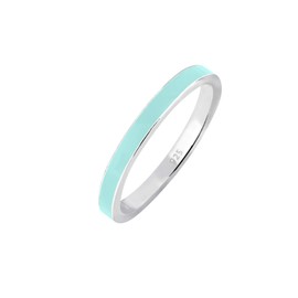 Elli 0605322113_54 Women's Stacking Ring Colourful 925 Sterling Silver, enamel, None