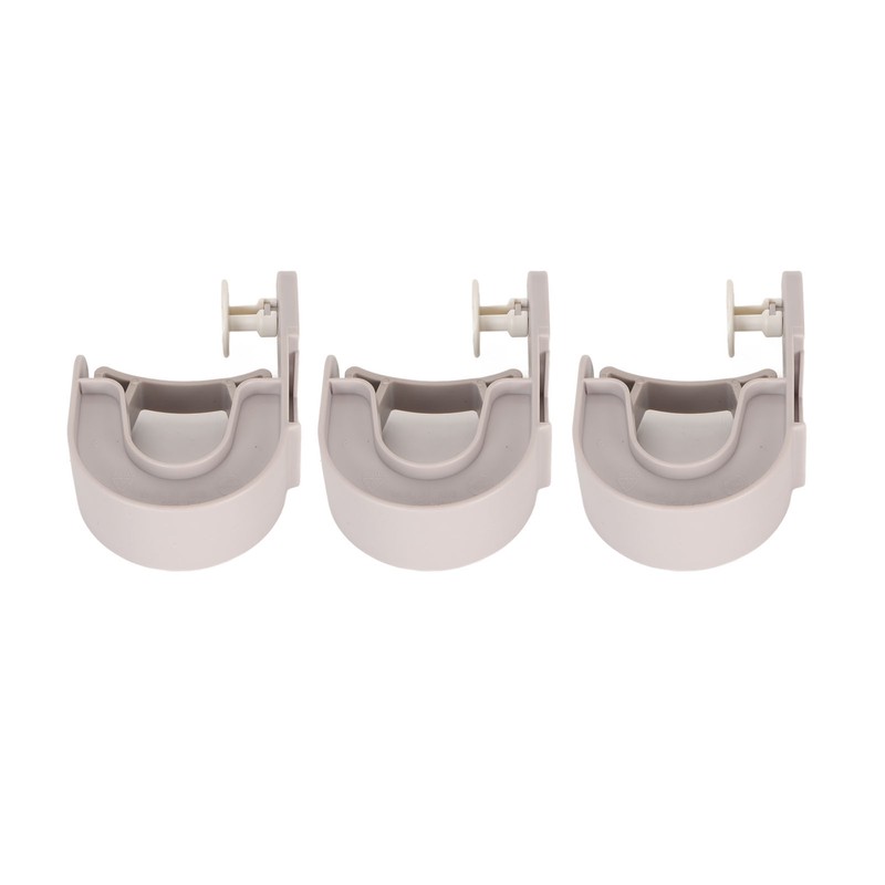 3Pcs Broom Mop Holder Self Adhesive Prevent Slip Multipurpose Wall