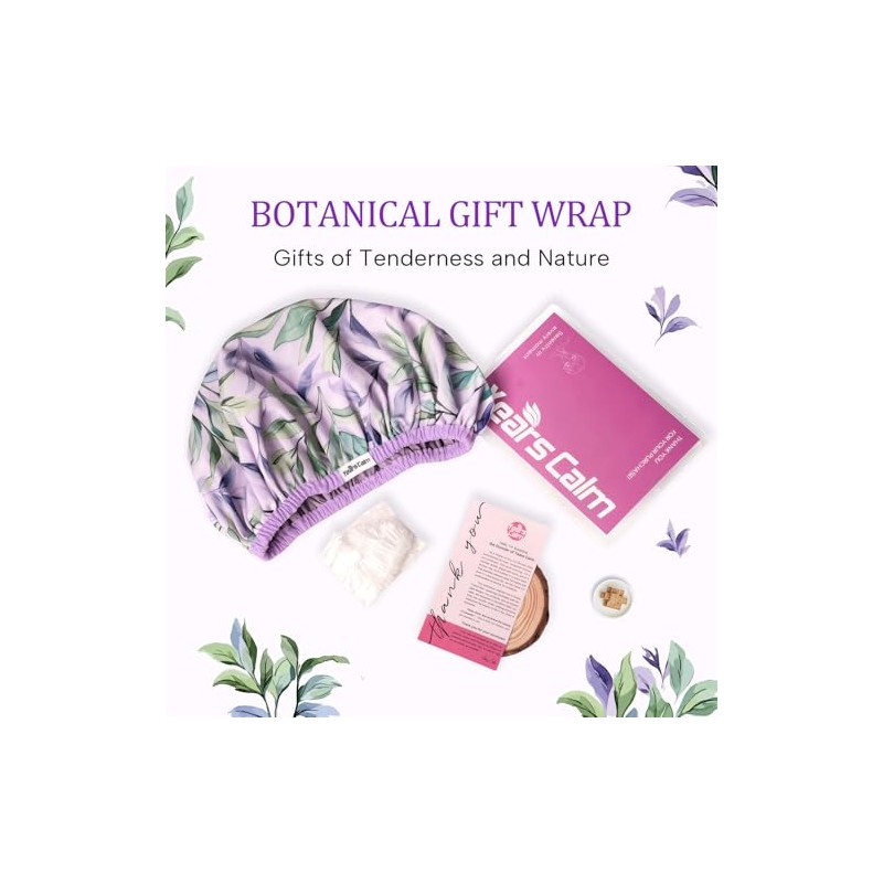 Years calm Gorro de ducha reutilizable e impermeable para mujer,