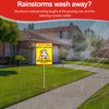 Aluminium Warning Children's Sign, With Screws and Hex Key, Please