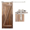 TSMST 5FT Sliding Barn Door Hardware Kit, Stainless Steel Heavy