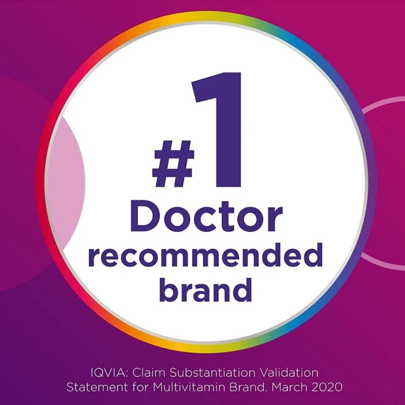 Centrum Multivitamínico Mujer Vitaminas 100 Gomitas Belleza