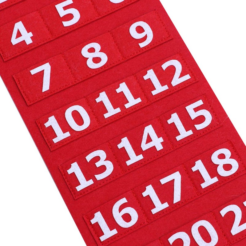 Christmas Advent Calendar 2022 Countdown Calendar Fabric Felt Christmas Calendar