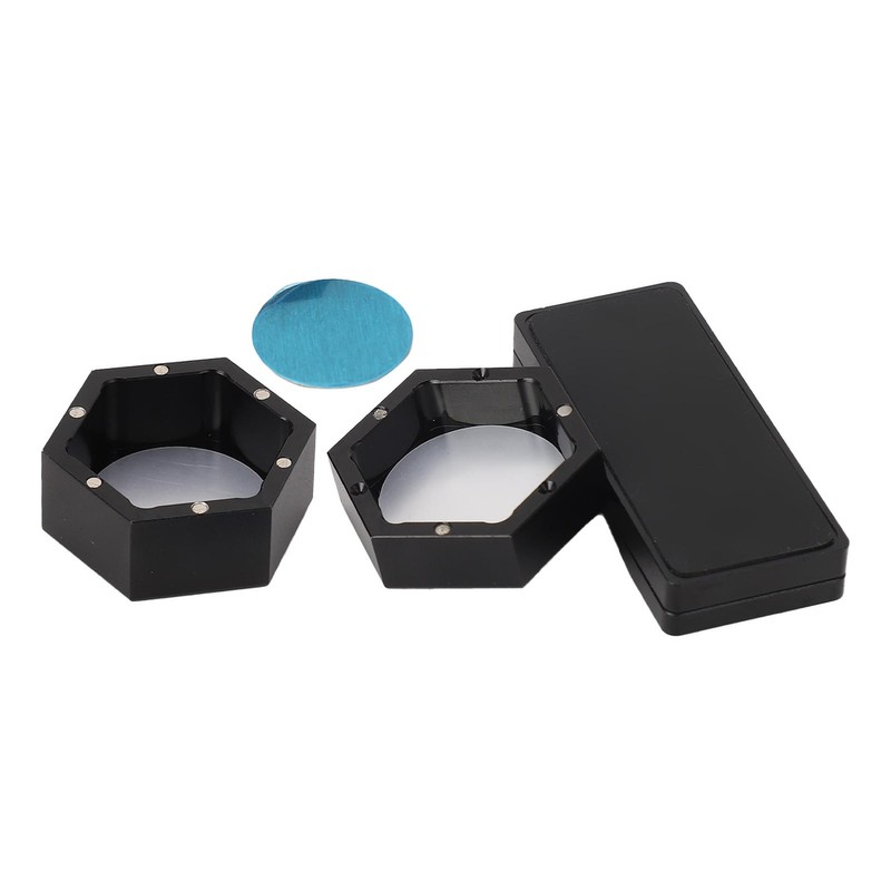 Mini Portable Magnetic Billiard Cue Chalk Case Black Billiard Cue