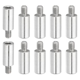 PATIKIL 10 Pcs M3x10+4mm Stainless Steel Standoff Extension Posts Screws,Metric Male Female Thread Adapters Spacer for PCB,Quadcopter Drone,Computer & Circuit Board Assortment Kit