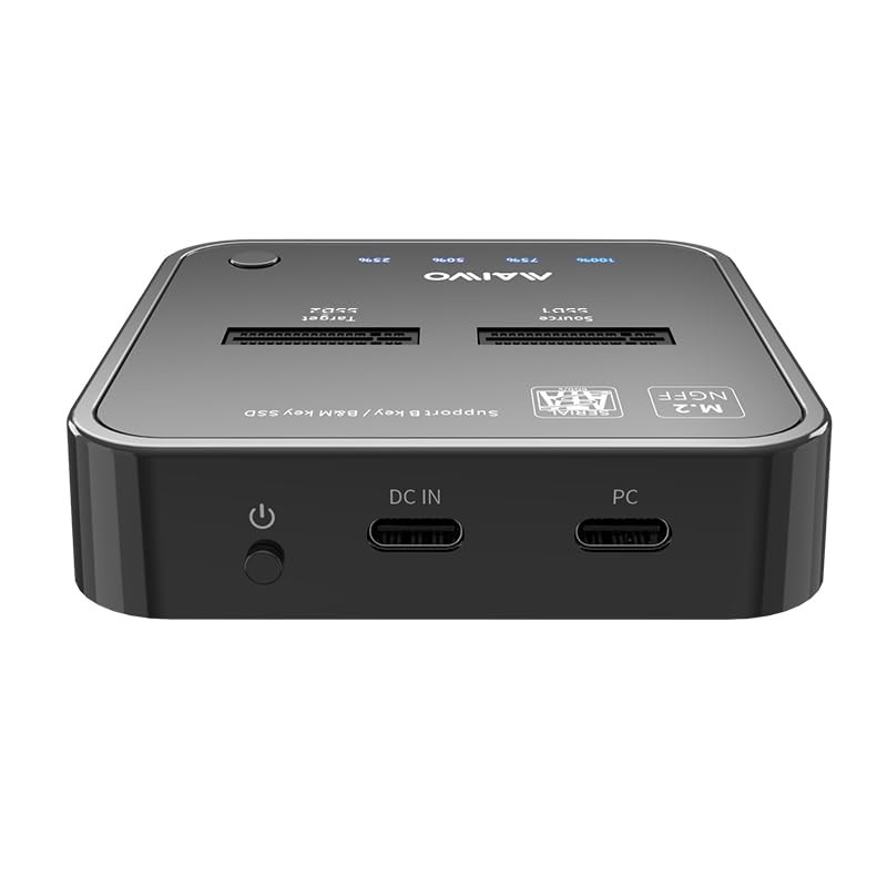 MAIWO Dual Bay Docking Station for M.2 NGFF SATA SSD