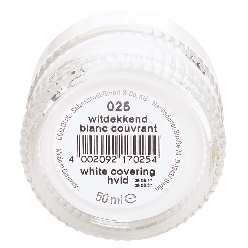 Collonil White Cream Polish for smooth leather Shoes Boots Handbags